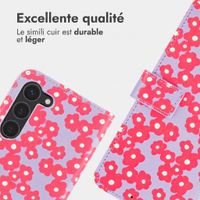imoshion Étui de télephone portefeuille Design Samsung Galaxy S23 - Dusty Rose Blossoms