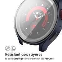 imoshion Coque rigide à couverture complète Samsung Galaxy Watch 6 - 44 mm - Bleu foncé
