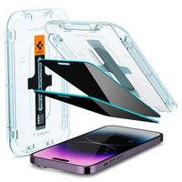 Spigen Protection d'écran en verre trempé GLAStR Privacy Applicator - lot de 2 Apple iPhone 14 Pro Max
