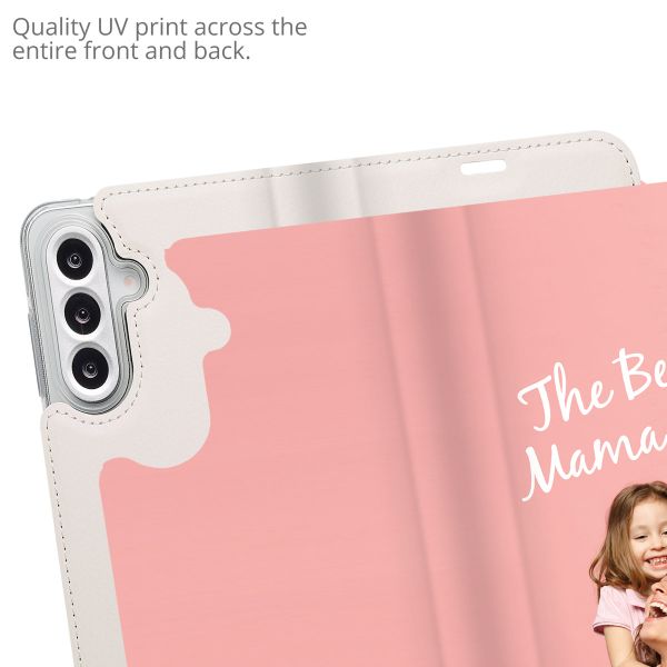 Concevez votre propre housse portefeuille Samsung Galaxy A56 - Blanc