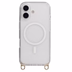 Selencia Coque arrière Rivièra MagSafe avec crochets amovibles Apple iPhone 17 - Transparent