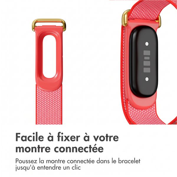 imoshion Bracelet en nylon Fitbit Air - Rouge