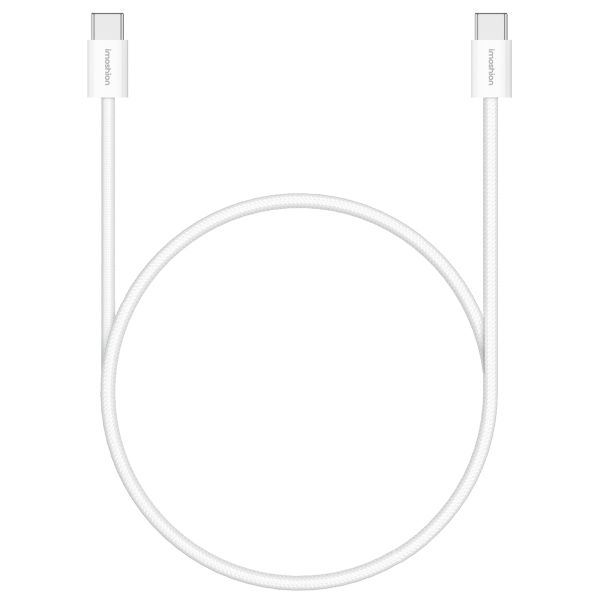 imoshion Chargeur - USB-C et USB-A - Power Delivery et Quick Charge - 35 W + câble USB-C vers USB-C - 1 mètre - Blanc