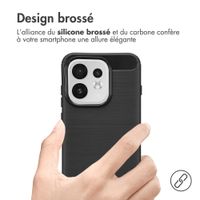 imoshion Coque Brushed Oppo Reno 16 / 16 Pro - Noir