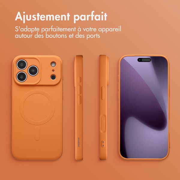 imoshion Coque Couleur avec MagSafe Apple iPhone 17 Pro Max - Orange