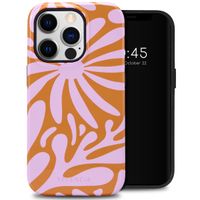 Selencia Coque arrière Vivid Apple iPhone 14 Pro - Modern Bloom Pink