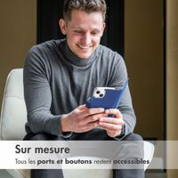 Accezz Étui de télephone Wallet Apple iPhone 14 Pro - Bleu foncé