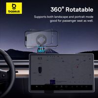 Baseus C02 Go Support de téléphone voiture - Magnétique - Tableau de bord et console centrale - Cluster Black