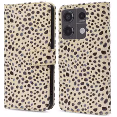imoshion Étui de télephone portefeuille Design Xiaomi Redmi Note 13 Pro (5G) / Poco X6 - Black And White Dots