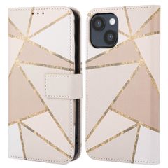 imoshion Étui de télephone portefeuille Design Apple iPhone 14 - Beige Graphic