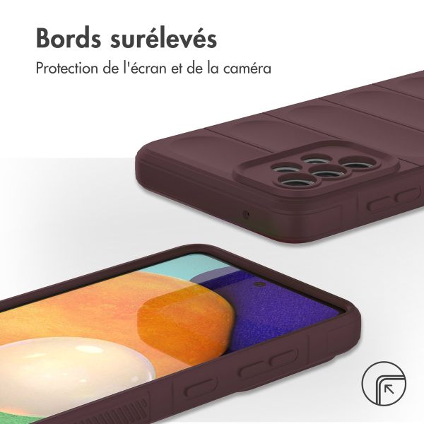 imoshion EasyGrip Backcover Samsung Galaxy A52(s) (5G/4G) - Aubergine
