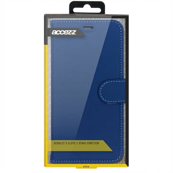 Accezz Étui de télephone Wallet Apple iPhone 11 Pro - Bleu