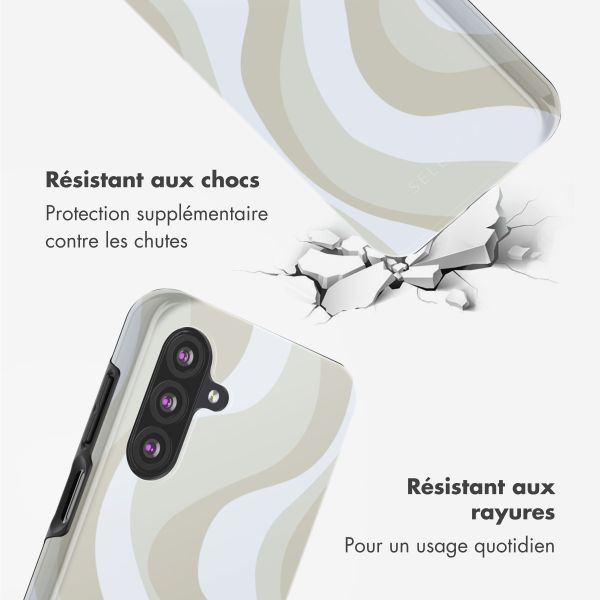 Selencia Coque arrière Vivid Samsung Galaxy A26 - Desert Waves Beige