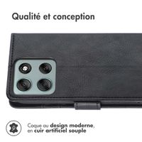 imoshion Étui de télephone portefeuille de luxe Motorola Moto G56 - Noir