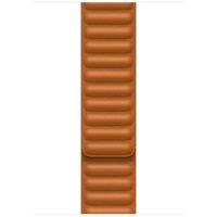 Apple Bracelet Leather Link Apple Watch | 44/45/46/49 mm - Taille S/M - Golden Brown