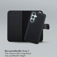 Selencia Étui portefeuille amovible Olyn avec MagSafe Samsung Galaxy S25 / S24 - Noir