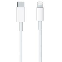 Apple Lot Lightning | Adaptateur secteur USB-C 20 watts + Câble USB-C vers Lightning - 1 mètre - Blanc