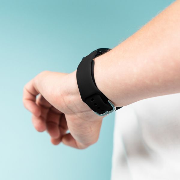 imoshion Bracelet silicone Samsung Galaxy Watch 4 / 5 / 6 / 7 / FE (20 mm) - Noir