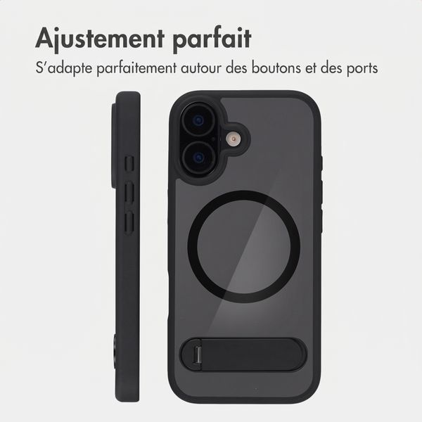 Accezz Coque arrière Hold avec MagSafe Apple iPhone 16 Pro - Black