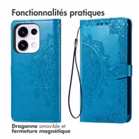 imoshion Etui de télephone Mandala Oppo Reno 16 / 16 Pro - Turquoise