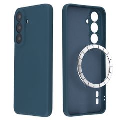 imoshion Coque Couleur avec MagSafe Samsung Galaxy S26 FE - Bleu foncé