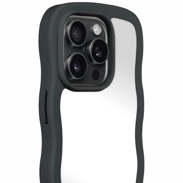 Holdit Coque Wavy Apple iPhone 15 Pro - Black / Mirror