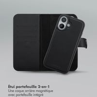 Selencia Étui portefeuille amovible Olyn avec MagSafe Apple iPhone 17 - Noir