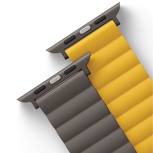Uniq Bracelet Revix réversible Apple Watch | 44/45/46/49 mm - Mustard / Khaki