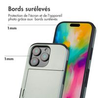 imoshion Coque arrière avec porte-cartes Apple iPhone 16 Pro - Vert