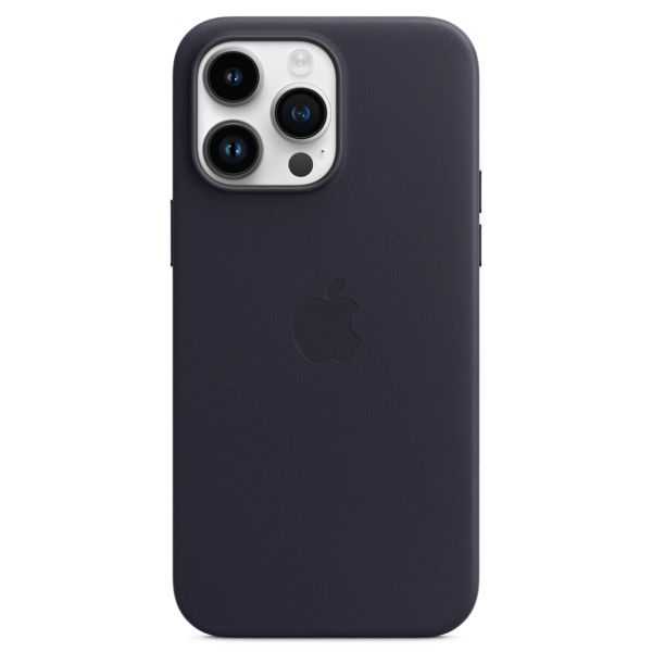 Apple Coque Leather MagSafe Apple iPhone 14 Pro Max - Ink