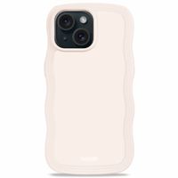 Holdit Coque Wavy Apple iPhone 17e / 16e / 15 / 14 / 13 - Light Beige