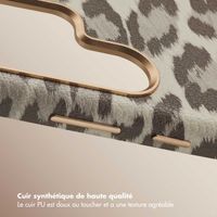 Selencia Coque Sabi imprimé panthère avec MagSafe Samsung Galaxy S24 Ultra - Soft Ivory