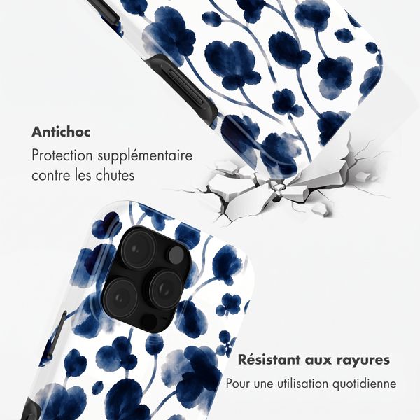 Selencia Coque arrière Vivid Apple iPhone 16 Pro - Midnight Blossom