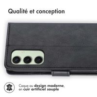 imoshion Étui de télephone portefeuille de luxe Samsung Galaxy S24 FE - Noir
