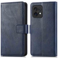 imoshion Étui de télephone portefeuille de luxe Motorola Edge 40 Pro - Bleu foncé