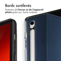 Accezz Coque tablette Classic Samsung Galaxy Tab S9 11.0 pouces / S10 Lite / S10 FE / S9 FE 10.9 pouces - Bleu foncé
