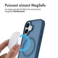 imoshion Coque Color Guard avec MagSafe Apple iPhone 16 - Bleu foncé