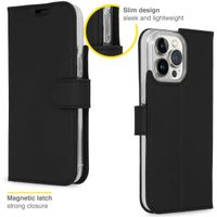 Accezz Étui de télephone Wallet Apple iPhone 14 Pro Max - Noir