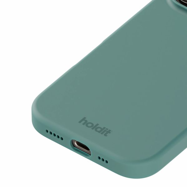 Holdit Coque Silicone Apple iPhone 16 Pro - Moss Green