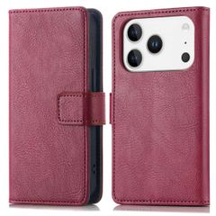 imoshion Étui de télephone portefeuille de luxe Apple iPhone 17 Pro Max - Bordeaux