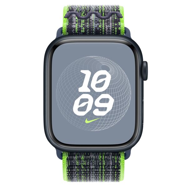 Apple Bracelet Nike Sport Loop Apple Watch | 44/45/46/49 mm - Bright Green & Blue