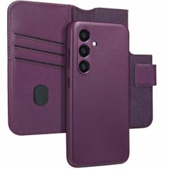 Accezz Étui de télephone portefeuille en cuir 2-en-1 avec MagSafe Samsung Galaxy S24 - Heath Purple