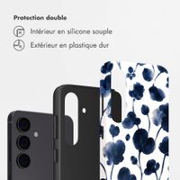 Selencia Coque arrière Vivid Samsung Galaxy S24 - Midnight Blossom
