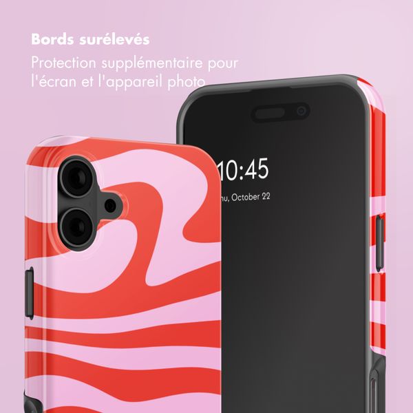 Selencia Coque arrière Vivid Apple iPhone 16 - Dream Swirl Pink