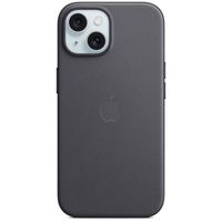 Apple Coque FineWoven MagSafe Apple iPhone 15 - Noir