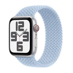 Apple Bracelet Solo tressé Apple Watch | 38/40/41/42 mm - Taille 5 - Light Blue