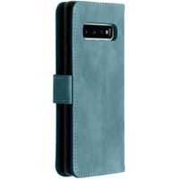 imoshion Étui de télephone portefeuille de luxe Samsung Galaxy S10 - Bleu clair