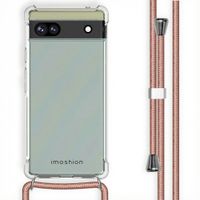 imoshion Coque arrière transparente avec cordon Google Pixel 6a - Rose Doré