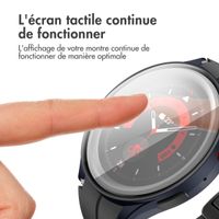 imoshion Coque rigide à couverture complète Samsung Galaxy Watch 5 - 44 mm - Bleu foncé