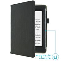 imoshion Étui de liseuse portefeuille en cuir végan Amazon Kindle Paperwhite 4 - Noir